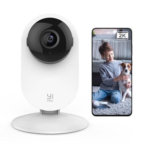 YI Pro 2K Camera Surveillance WiFi Interieur avec Audio Bidi